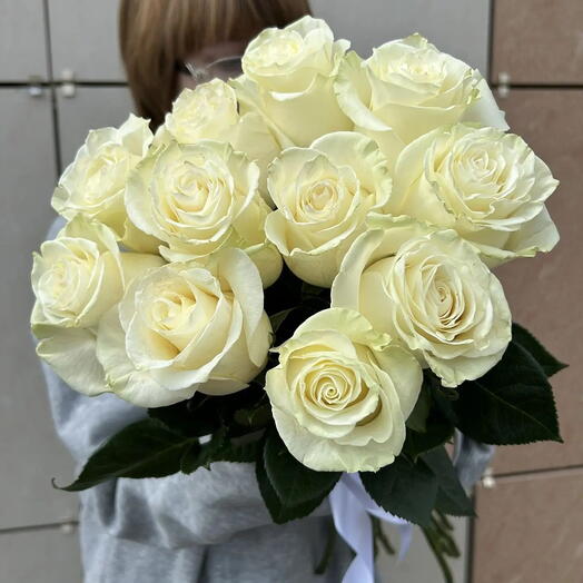 Букет белых роз 🌸