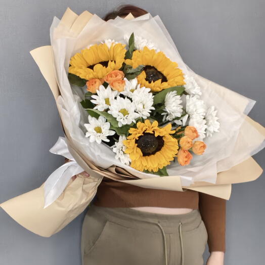 "Букет от класса учителю 2💐🌻"