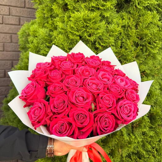 Букет из 29 розы роза 🌹