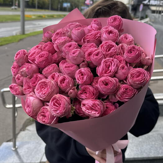 Кустовые пионовидные розы