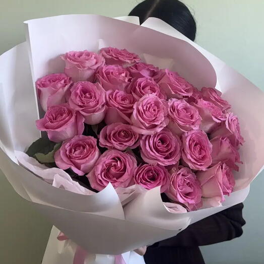 Монобукет Розовые розы Для Любимой 💕💐💕