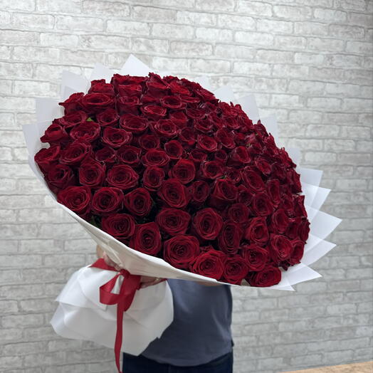 101 красная роза 🌹🥰🥰🥰