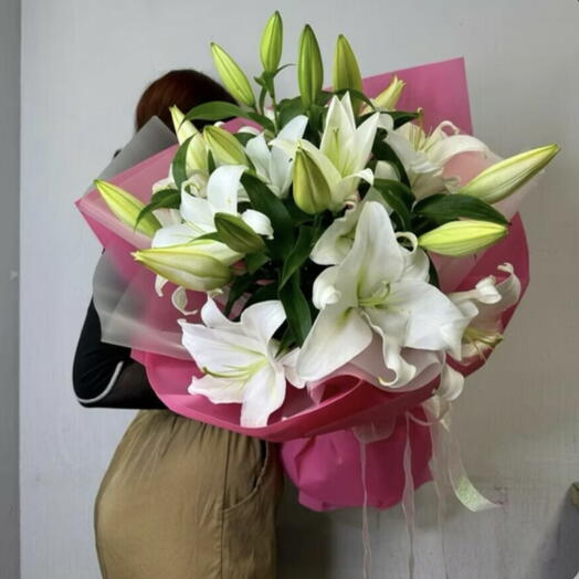 White lilies