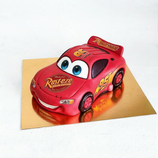 3D-торт "Молния Макквин", 2,5 кг
